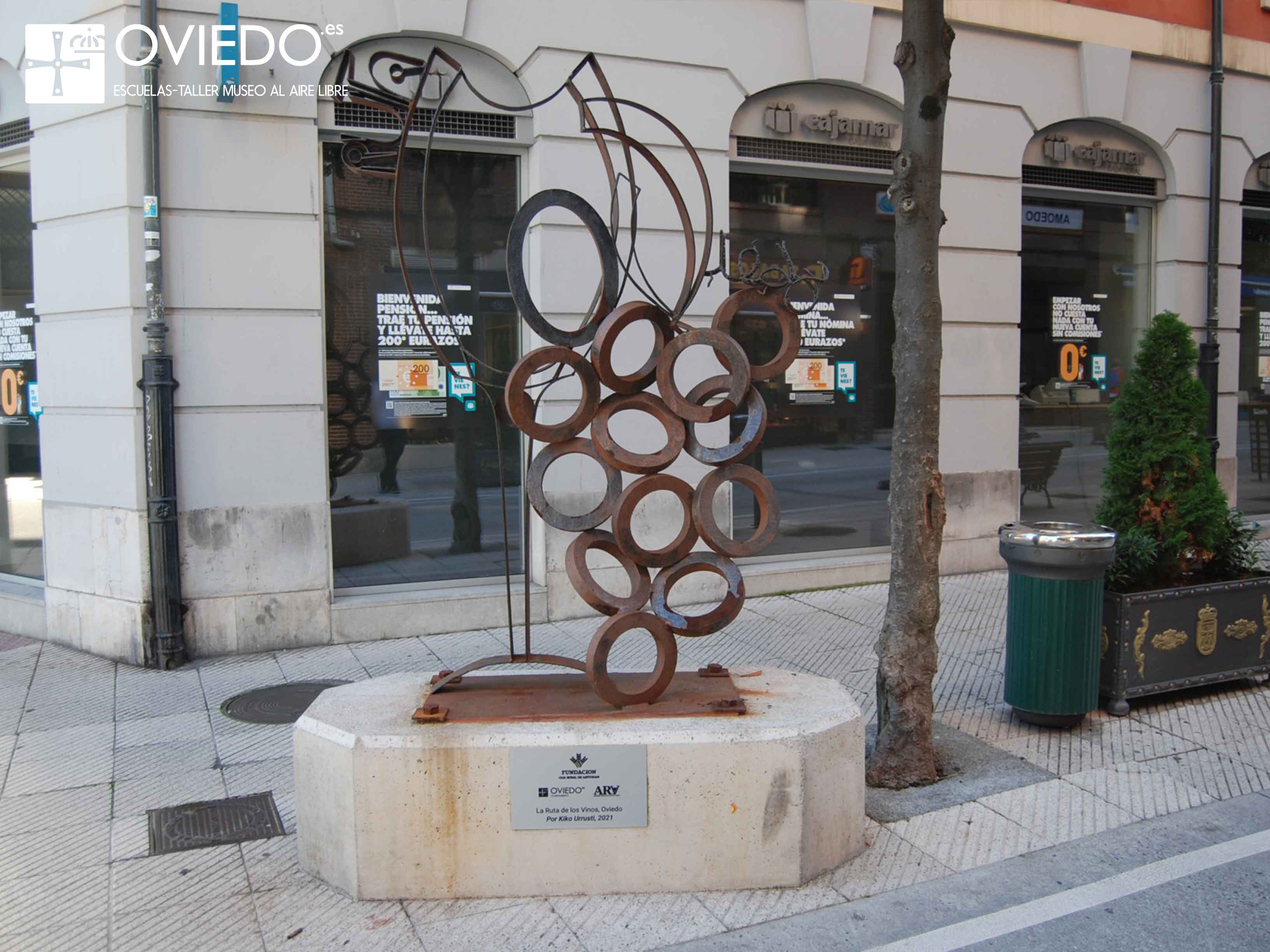 Escultura Ruta de los vinos